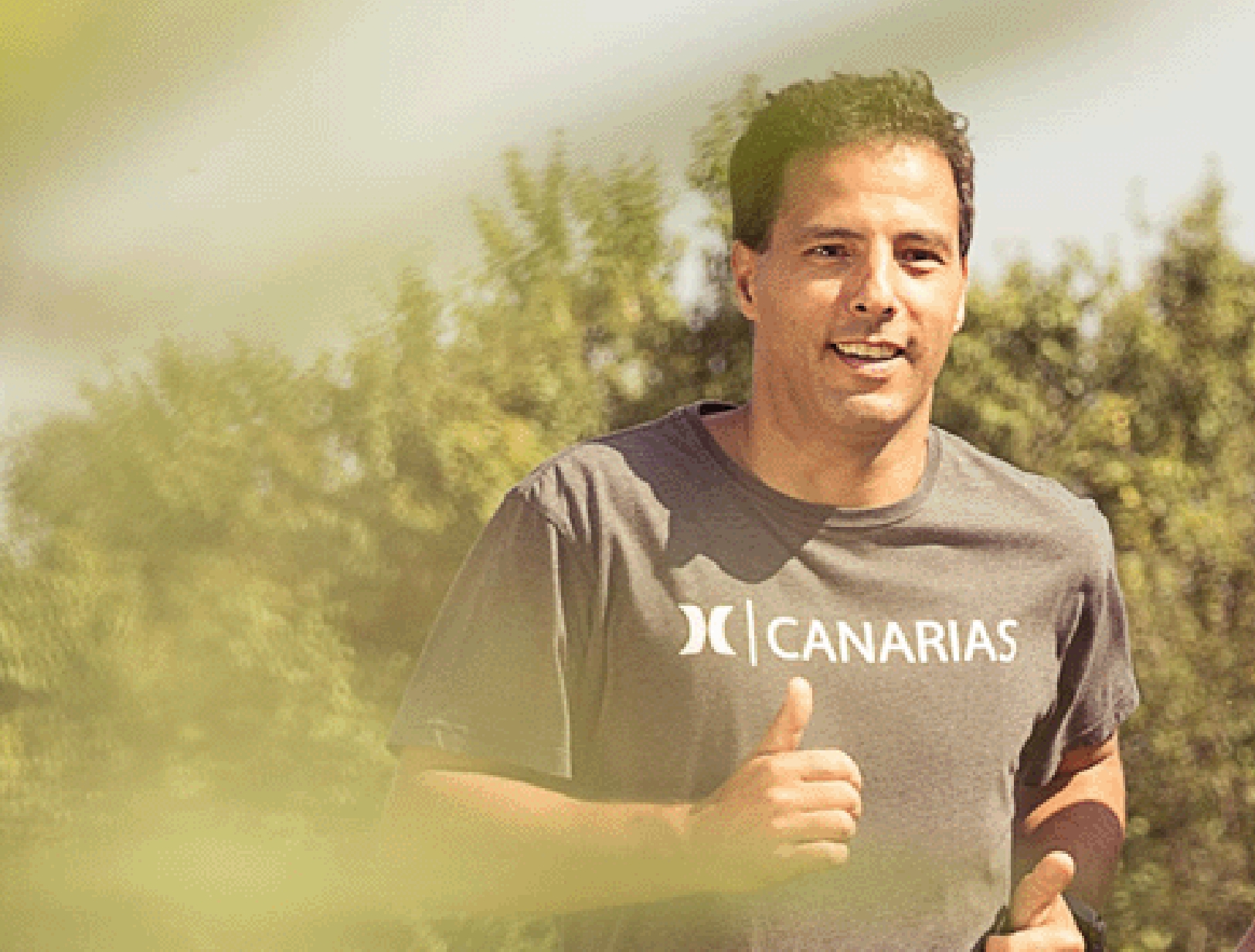 Carlos Cabrera beim Training im Freien.