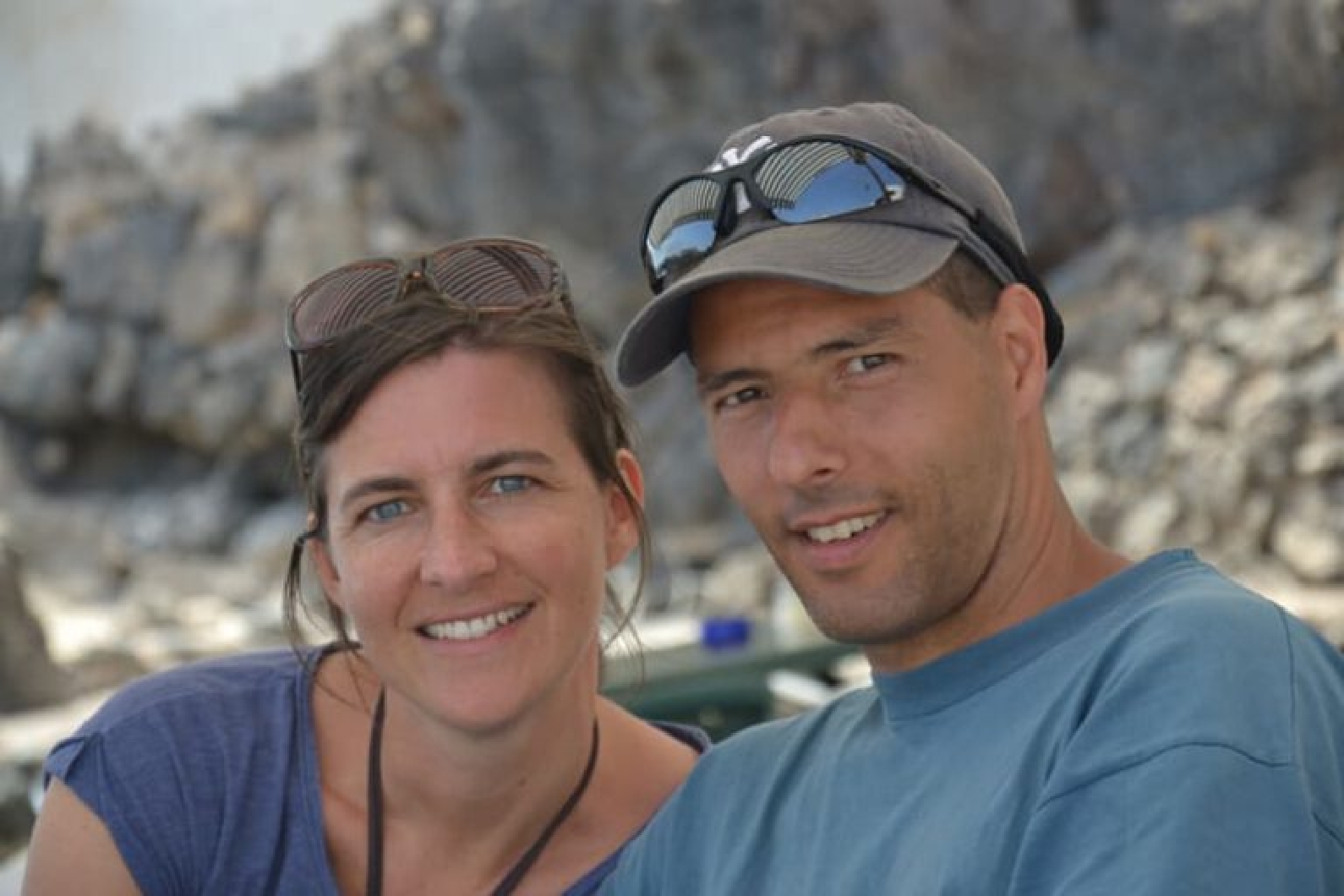 Heike und Carlos Cabrera im Freien.