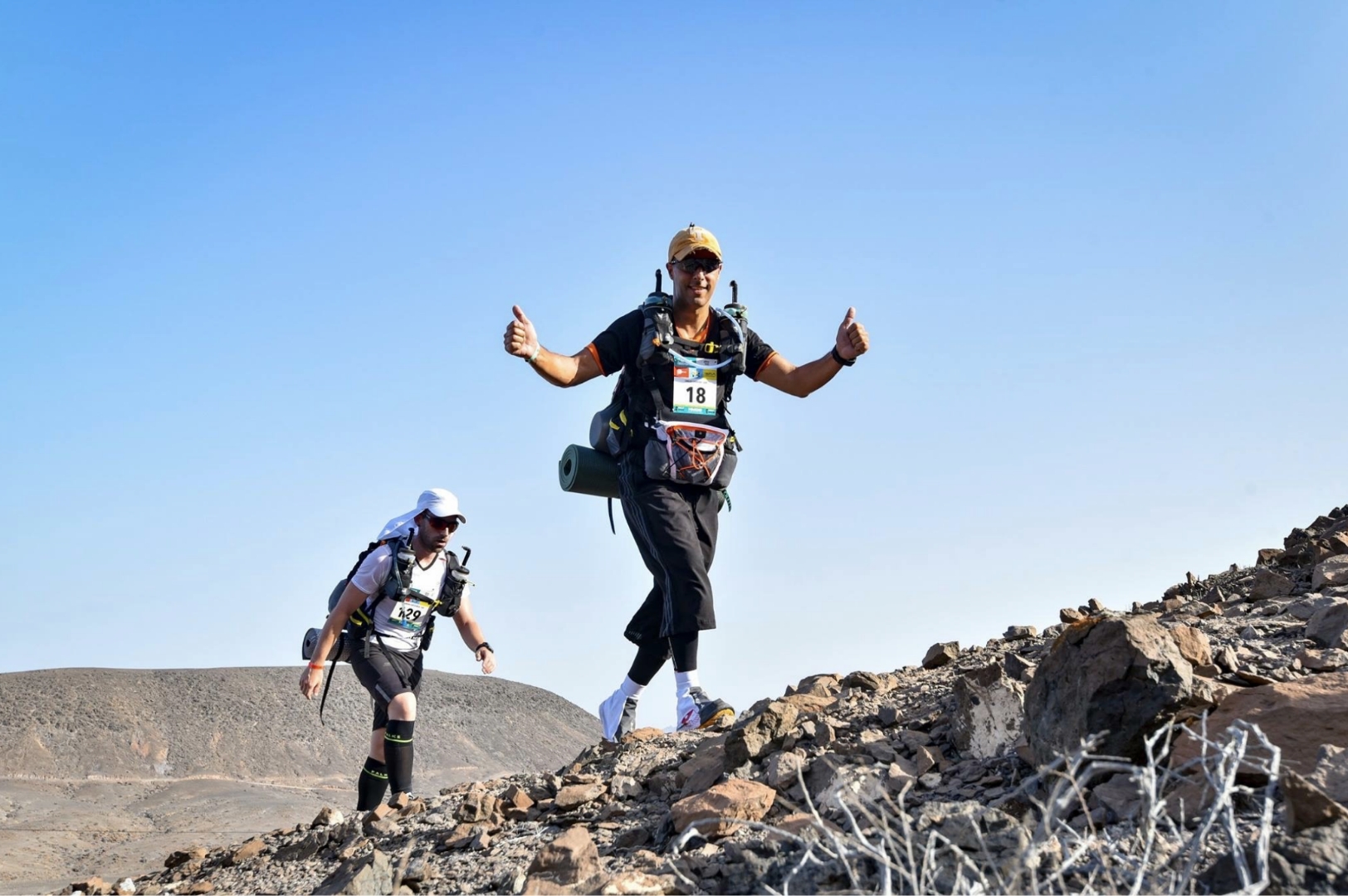 Carlos Cabrera beim Wandern in den Bergen.